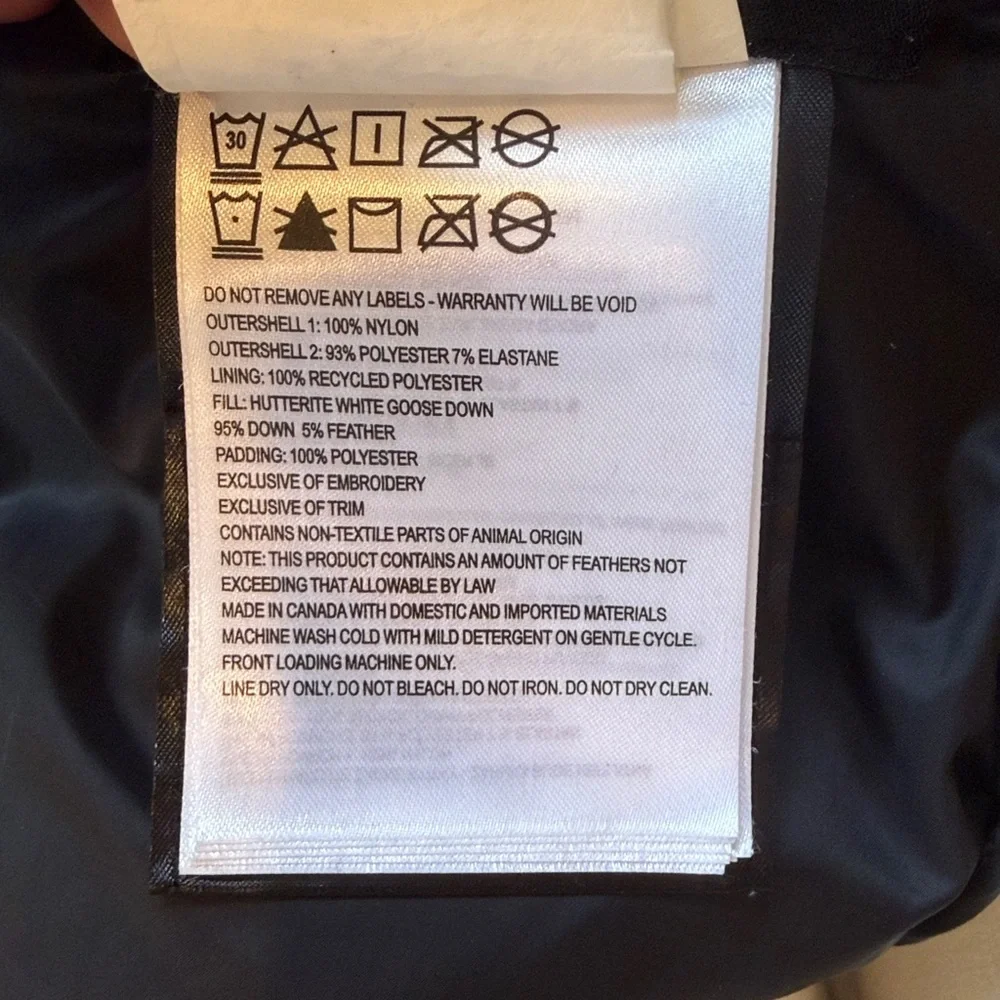 Canada Goose Black Vest - Picture 8 of 8